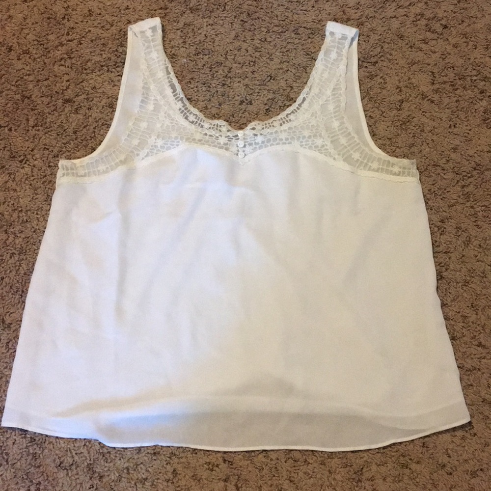White tank top blouse